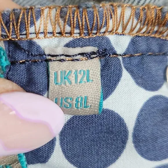 Boden Women’s High Rise Flare Jeans Size 8L / 12L Dark Indigo Bootcut Denim - Picture 10 of 11